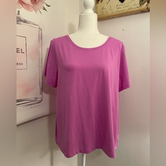 all in motion Tops - All In Motion Crewneck Tee Size XXL Purple
